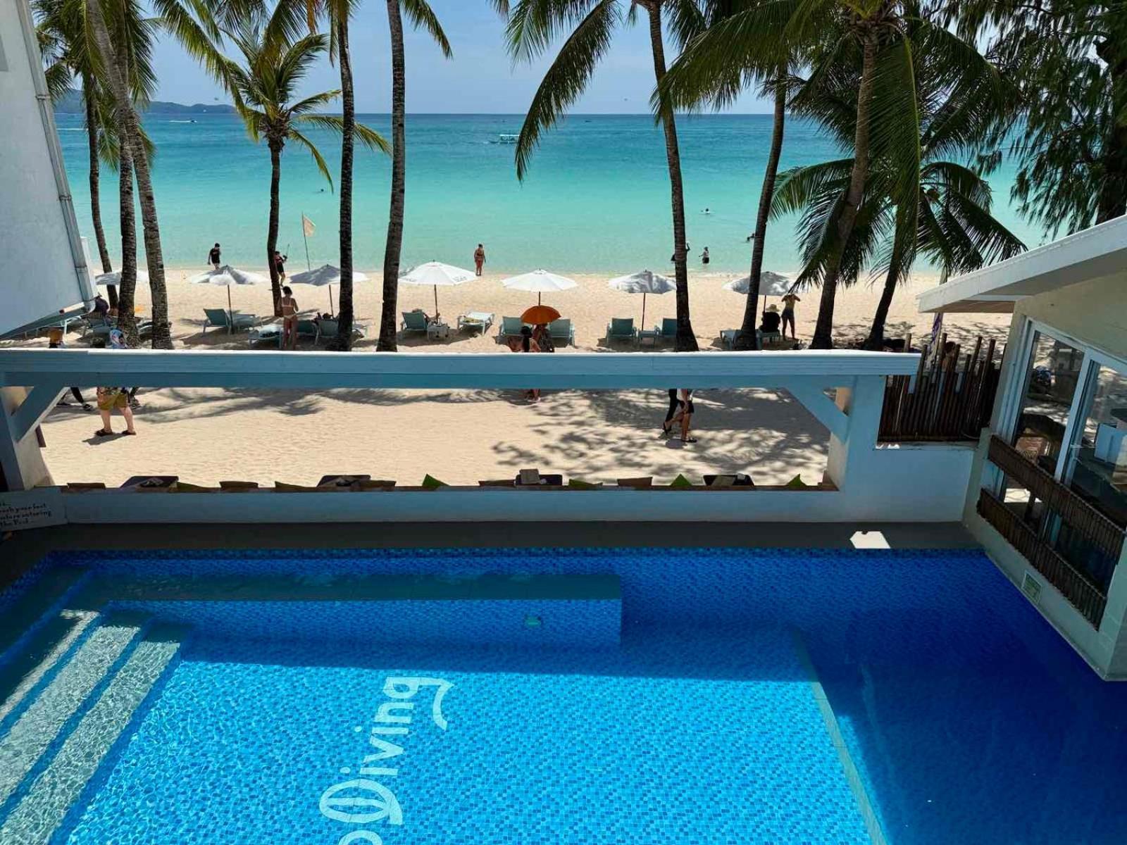 Calypso Beach And Dive Resort Manoc-Manoc Esterno foto