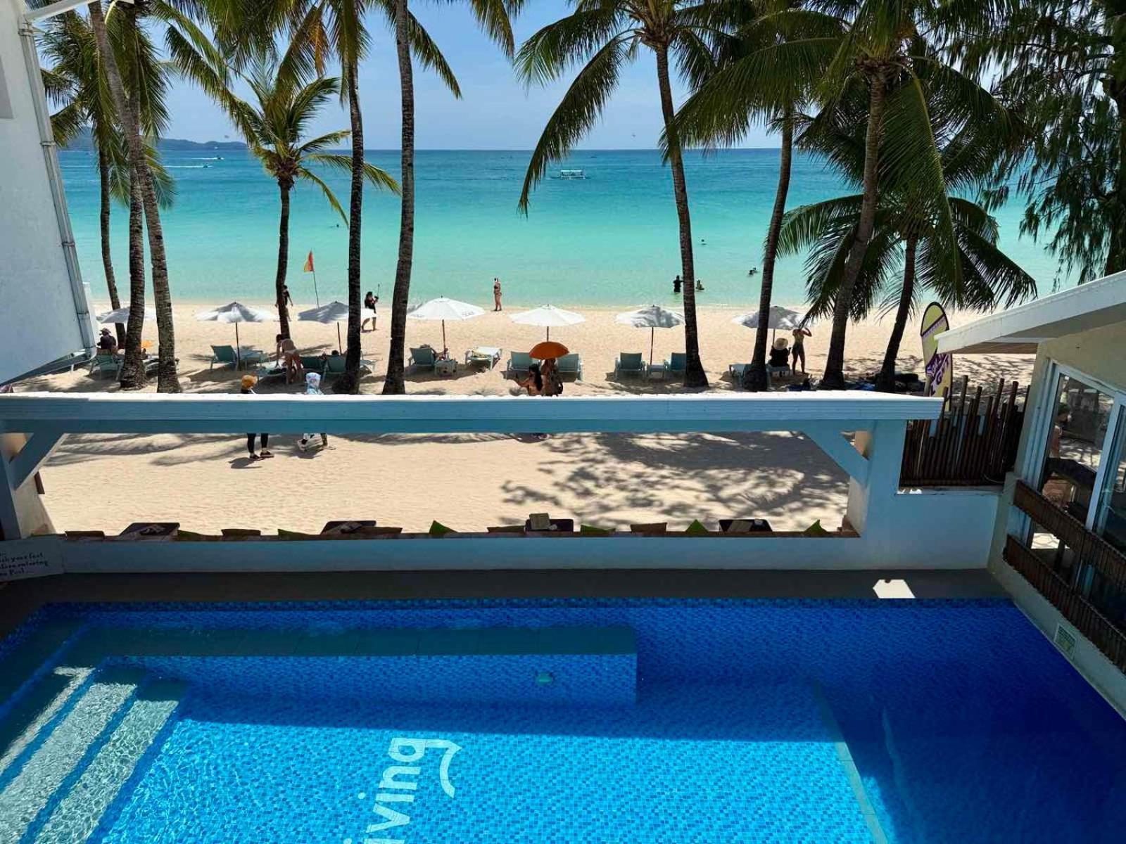Calypso Beach And Dive Resort Manoc-Manoc Esterno foto